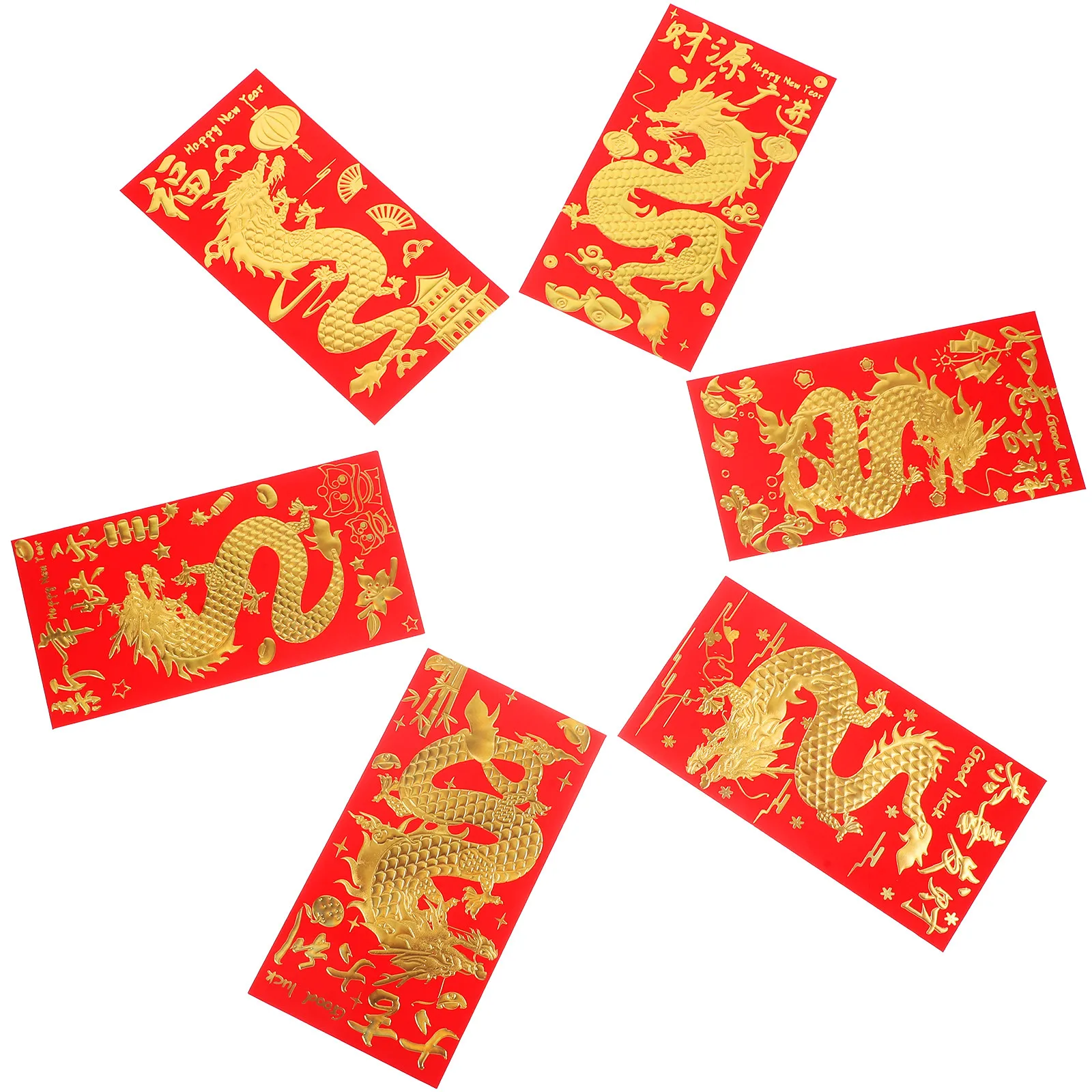 30Pcs Spring Festival Red Envelopes Chinese New Year Lucky Money Pockets Dragon Theme Paper Cash Envelopes Year of Dragon Red
30Pcs Spring Festival Red Envelopes Chinese New Year Lucky Money Pockets Dragon Theme Paper Cash Envelopes Year of Dragon Red