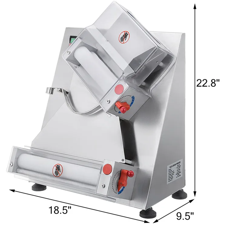 Electric Dough Sheeter Pastry Press Machine Stainless Steel Pizza Dough Roller Sheeter 110V
Electric Dough Sheeter Pastry Press Machine Stainless Steel Pizza Dough Roller Sheeter 110V