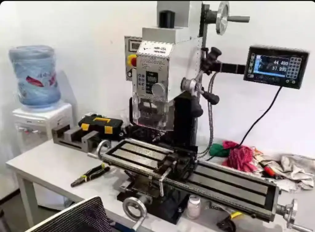 Precision Benchtop Milling Machine 220V | Multi-Function Metalworking Mill Drill for DIY Workshop & Hobby Machining
Precision Benchtop Milling Machine 220V | Multi-Function Metalworking Mill Drill for DIY Workshop & Hobby Machining