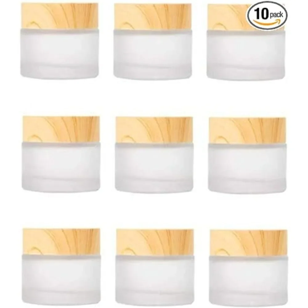 10PCS 5/10/15/20/30/50/60/100g Empty Jars Round Frosted Glass Cosmetics Container Refillable Face Box Pot Makeup
10PCS 5/10/15/20/30/50/60/100g Empty Jars Round Frosted Glass Cosmetics Container Refillable Face Box Pot Makeup