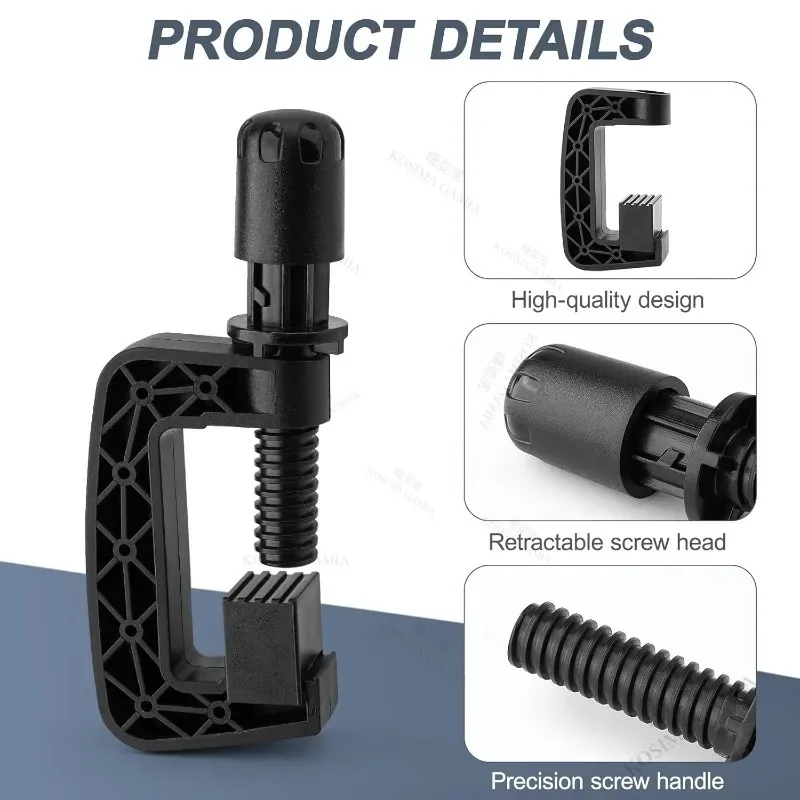 For Logitech G25 G27 G29 G920 for GT Steering Wheel Mounting Kit Fixing Clamp Clip and Screw Bolt for Secure Installation
For Logitech G25 G27 G29 G920 for GT Steering Wheel Mounting Kit Fixing Clamp Clip and Screw Bolt for Secure Installation