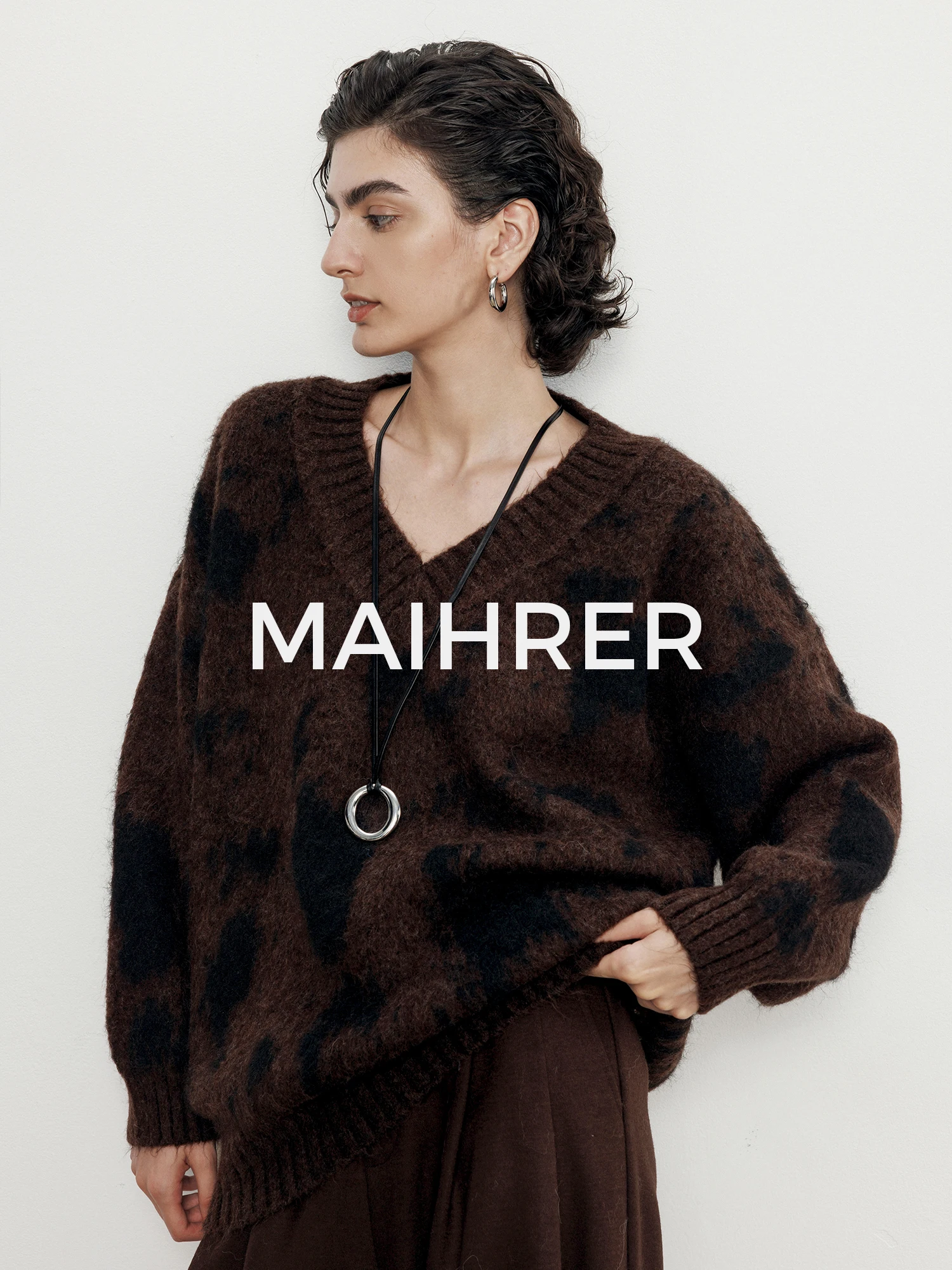 Вязаный джемпер Maiherer Vintage Coffee V-образный вырез, женский, свободный крой, с длинным рукавом, повседневный, осенне-зимний, новинка
Вязаный джемпер Maiherer Vintage Coffee V-образный вырез, женский, свободный крой, с длинным рукавом, повседневный, осенне-зимний, новинка