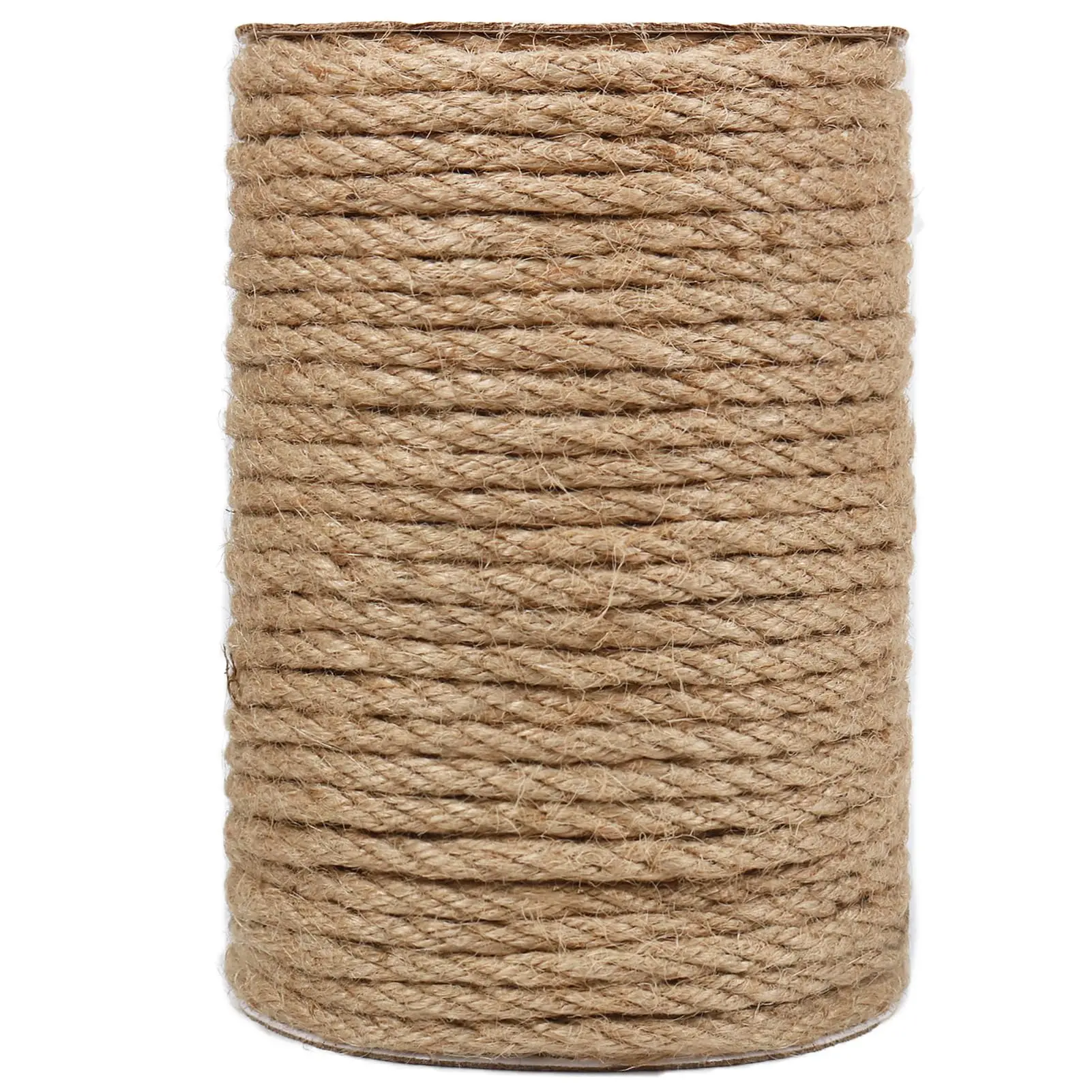 6mm Natural Jute Rope 164ft Thick Twine For Crafts Gardening Bundling Home Decor
6mm Natural Jute Rope 164ft Thick Twine For Crafts Gardening Bundling Home Decor