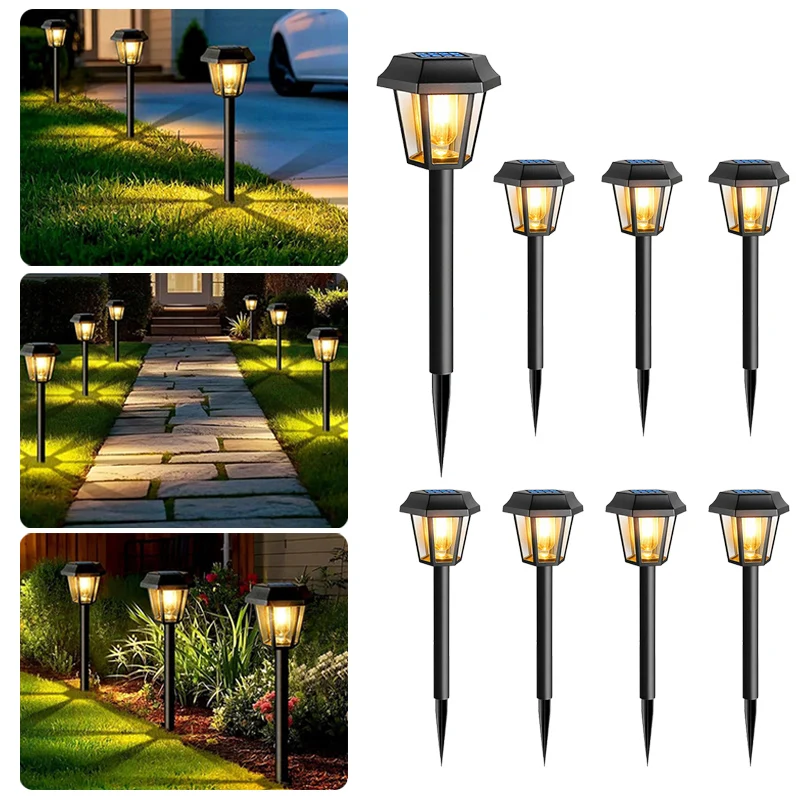 Solar Lights Outdoor Pathway Floor Lamp Solar Stake Lights Solar Hexagonal Landscape Light Pathway Lights for Garden Walkway
Solar Lights Outdoor Pathway Floor Lamp Solar Stake Lights Solar Hexagonal Landscape Light Pathway Lights for Garden Walkway