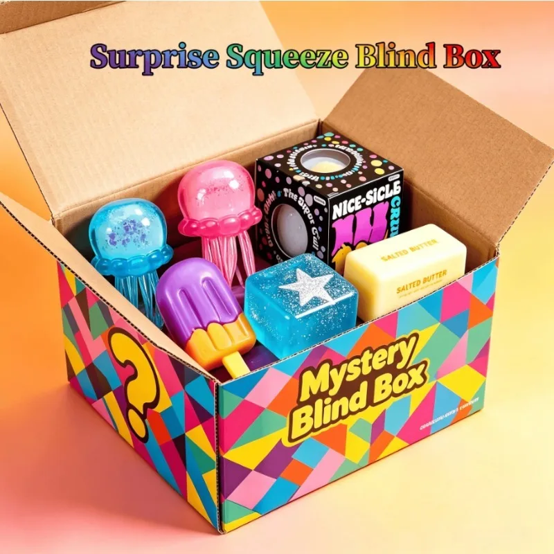 USA Stock Fast Dispatch Mystery Fidget Blind Box Mixed Squeeze Squish Toys Stress Relief Jelly Octopus Pizza Collectible Surprise Blind Box
USA Stock Fast Dispatch Mystery Fidget Blind Box Mixed Squeeze Squish Toys Stress Relief Jelly Octopus Pizza Collectible Surprise Blind Box
