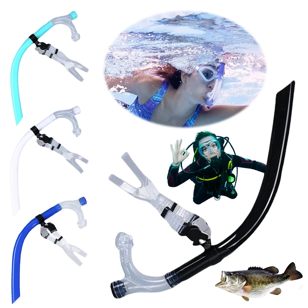 Swimming Front-Breathing Tube Comfortable Snorkel Diving Tube Front Head Snorkel for Snorkeling Scuba Diving Freediving Swimming
Swimming Front-Breathing Tube Comfortable Snorkel Diving Tube Front Head Snorkel for Snorkeling Scuba Diving Freediving Swimming