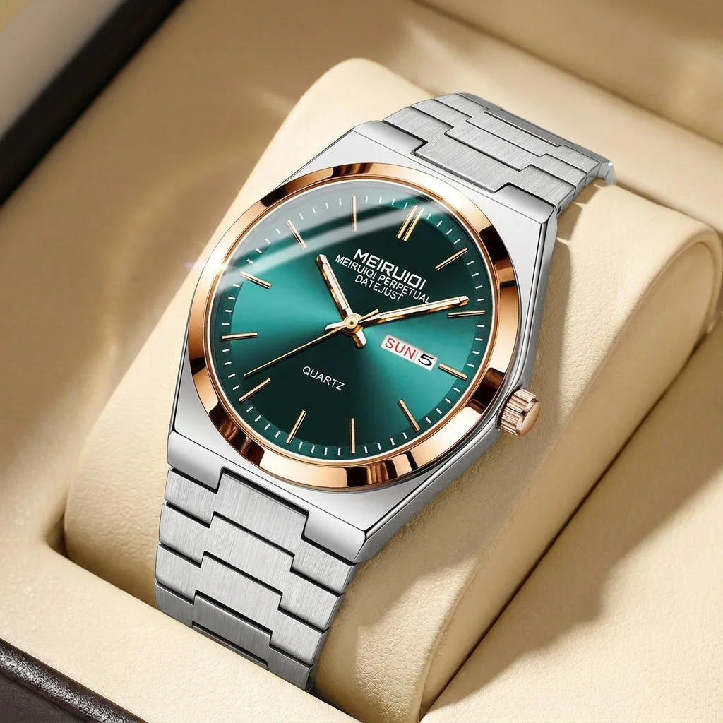 1pcs Men's Green Alloy Band Luxury Business Calendar Quartz Watch for Party Holiday Gift
1pcs Men's Green Alloy Band Luxury Business Calendar Quartz Watch for Party Holiday Gift