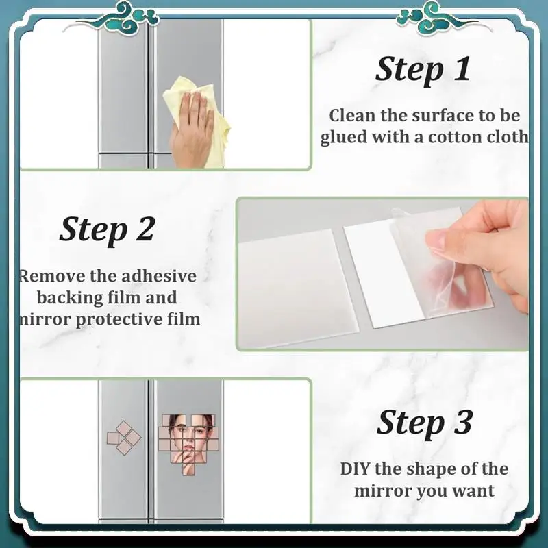 Premium 30 PCS Acrylic Mini Mirror Tiles Self Adhesive, Square High-Definition Tiny Mirror Tiles For Crafts
Premium 30 PCS Acrylic Mini Mirror Tiles Self Adhesive, Square High-Definition Tiny Mirror Tiles For Crafts