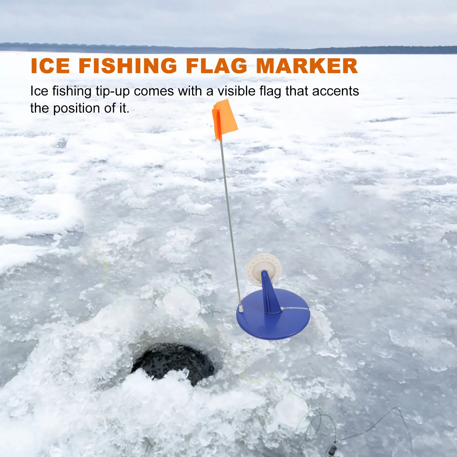Professional Ice Fishing Flag Strong Stable Easy Insert Up Angler Convenient Removable Portable Fishing Accessory
Professional Ice Fishing Flag Strong Stable Easy Insert Up Angler Convenient Removable Portable Fishing Accessory