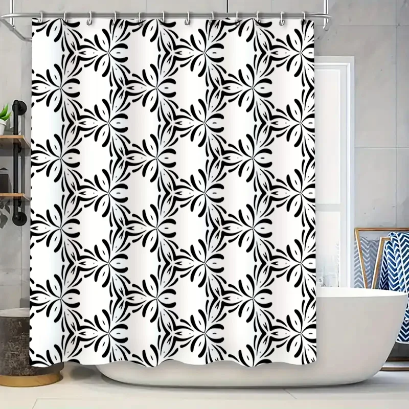 Black White Flower Shower Curtain Fabric Waterproof Print Bathroom Decoration Home Decorations
Black White Flower Shower Curtain Fabric Waterproof Print Bathroom Decoration Home Decorations
