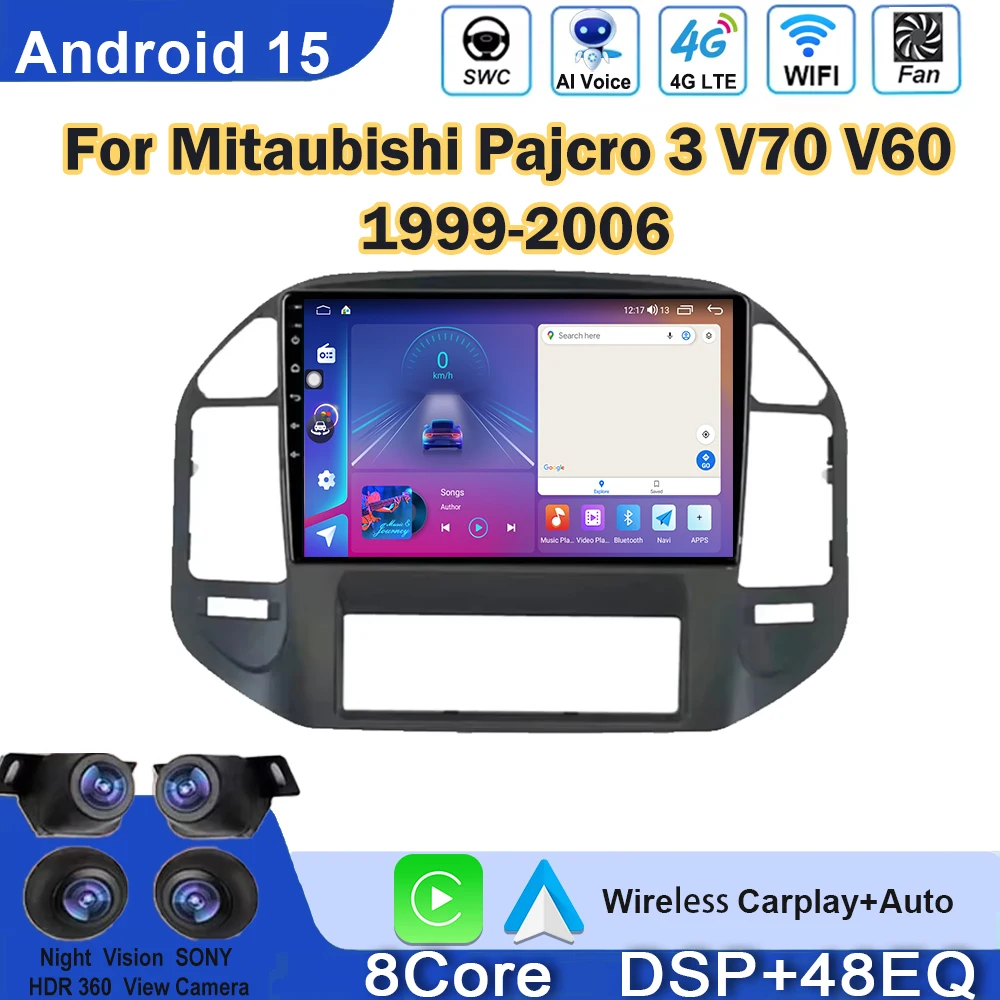Car Radio Android For Mitaubishi Pajcro 3 V70 V60 1999-2006 Carplay Multimidia Video Auto Player Screen 2din Head Unit Autoradio
Car Radio Android For Mitaubishi Pajcro 3 V70 V60 1999-2006 Carplay Multimidia Video Auto Player Screen 2din Head Unit Autoradio