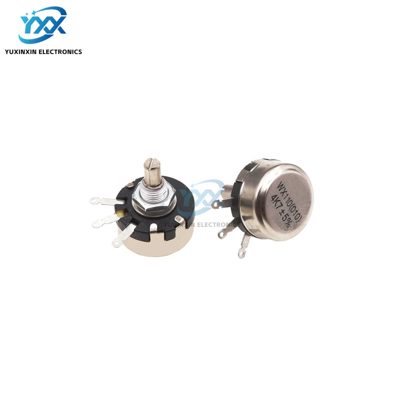 1 шт. WX110 010 1 Вт одноповоротный потенциометр с проволочной обмоткой 22R/100R/220R/470R/1K/2.2K/3.3K/4.7K/6.8K/10K/22K
1 шт. WX110 010 1 Вт одноповоротный потенциометр с проволочной обмоткой 22R/100R/220R/470R/1K/2.2K/3.3K/4.7K/6.8K/10K/22K