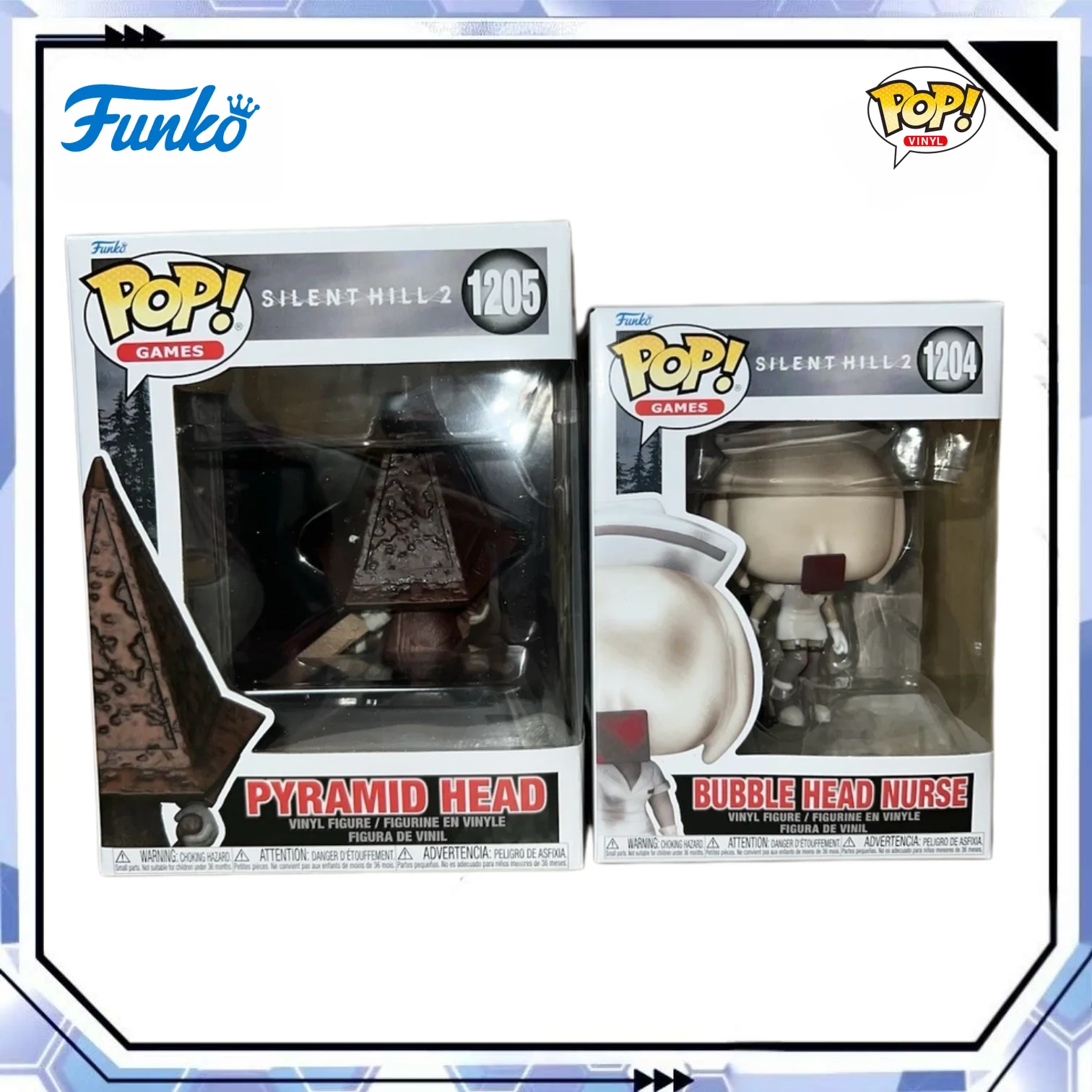 Silent Hill 2 Figure Bubblehead Nurse&Pyramid Head Funko Pop Official Authentic Collect Limited Edition Figures Fans Toy Gift
Silent Hill 2 Figure Bubblehead Nurse&Pyramid Head Funko Pop Official Authentic Collect Limited Edition Figures Fans Toy Gift