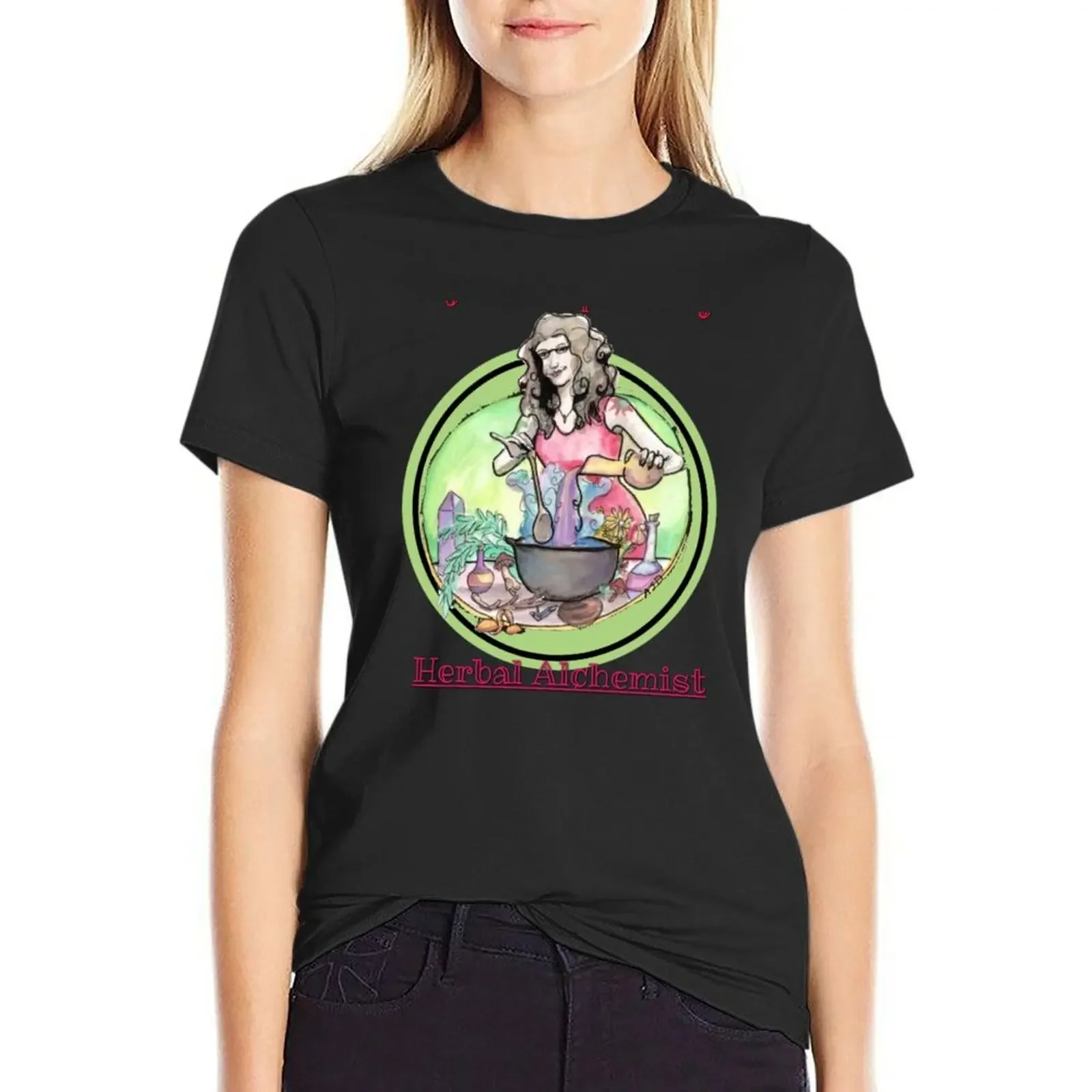 Sage Moon Apothecary - Herbal Alchemist T-Shirt plus sizes customizeds cute clothes new edition tops Women
Sage Moon Apothecary - Herbal Alchemist T-Shirt plus sizes customizeds cute clothes new edition tops Women
