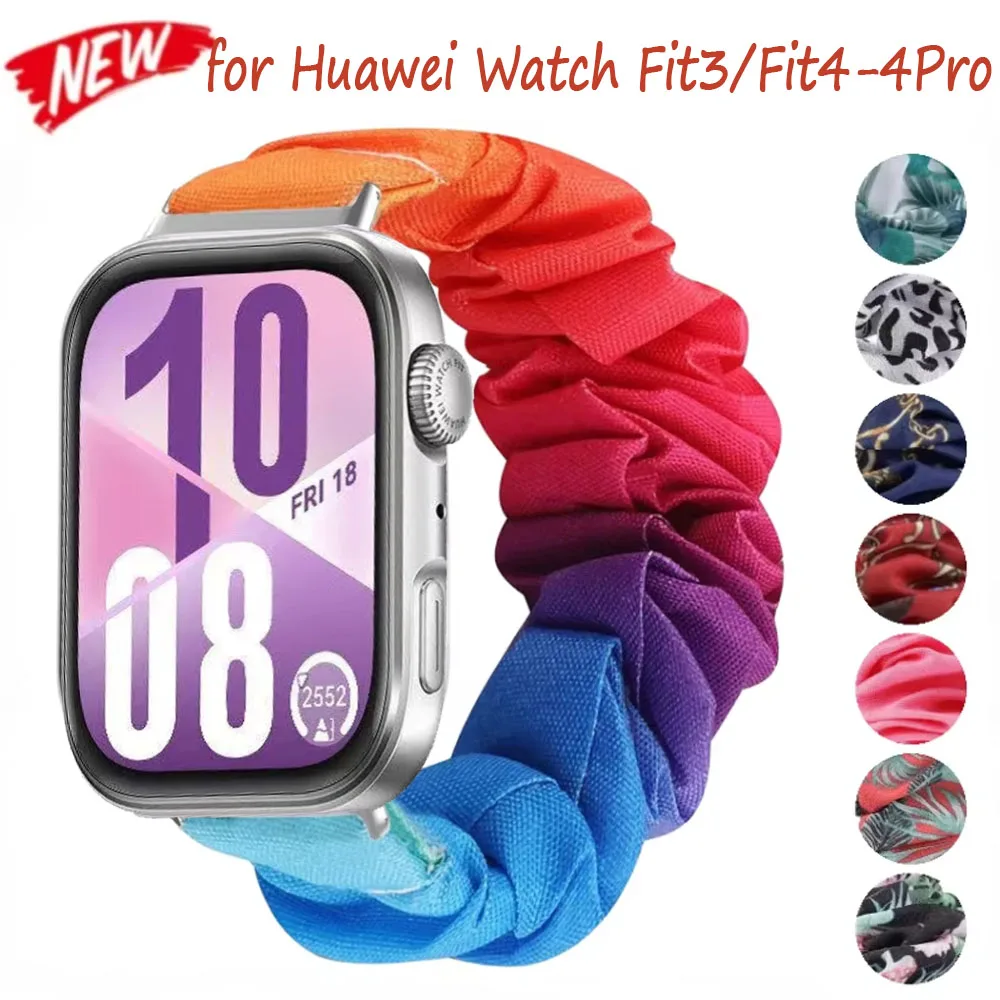 Elastic Nylon Strap for Huawei Watch Fit3/Fit4-4 Pro Women's Exquisite Fashion Hair Band Bracelet Huawei Watch Fit 4-4 Pro/Fit 3
Elastic Nylon Strap for Huawei Watch Fit3/Fit4-4 Pro Women's Exquisite Fashion Hair Band Bracelet Huawei Watch Fit 4-4 Pro/Fit 3