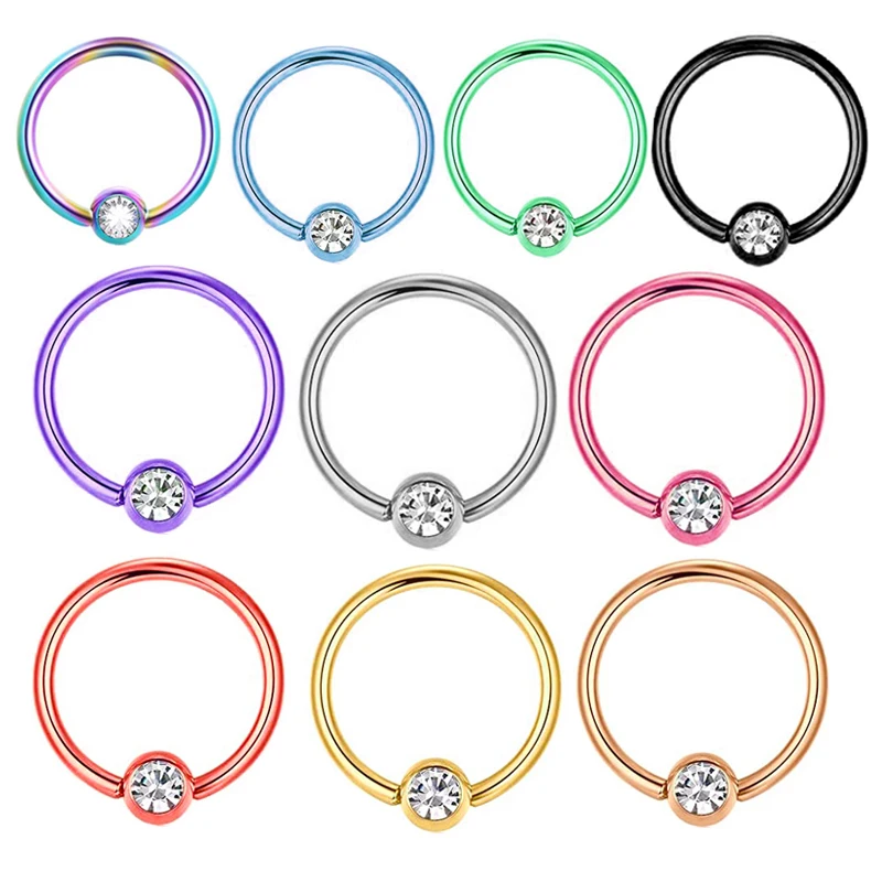 10 Colors Choose stainless steel Gem Captive Bead Rings Nose Rings Hoop Helix Daith Cartilage Tragus Earrings Nipple Eyebrow Pie
10 Colors Choose stainless steel Gem Captive Bead Rings Nose Rings Hoop Helix Daith Cartilage Tragus Earrings Nipple Eyebrow Pie