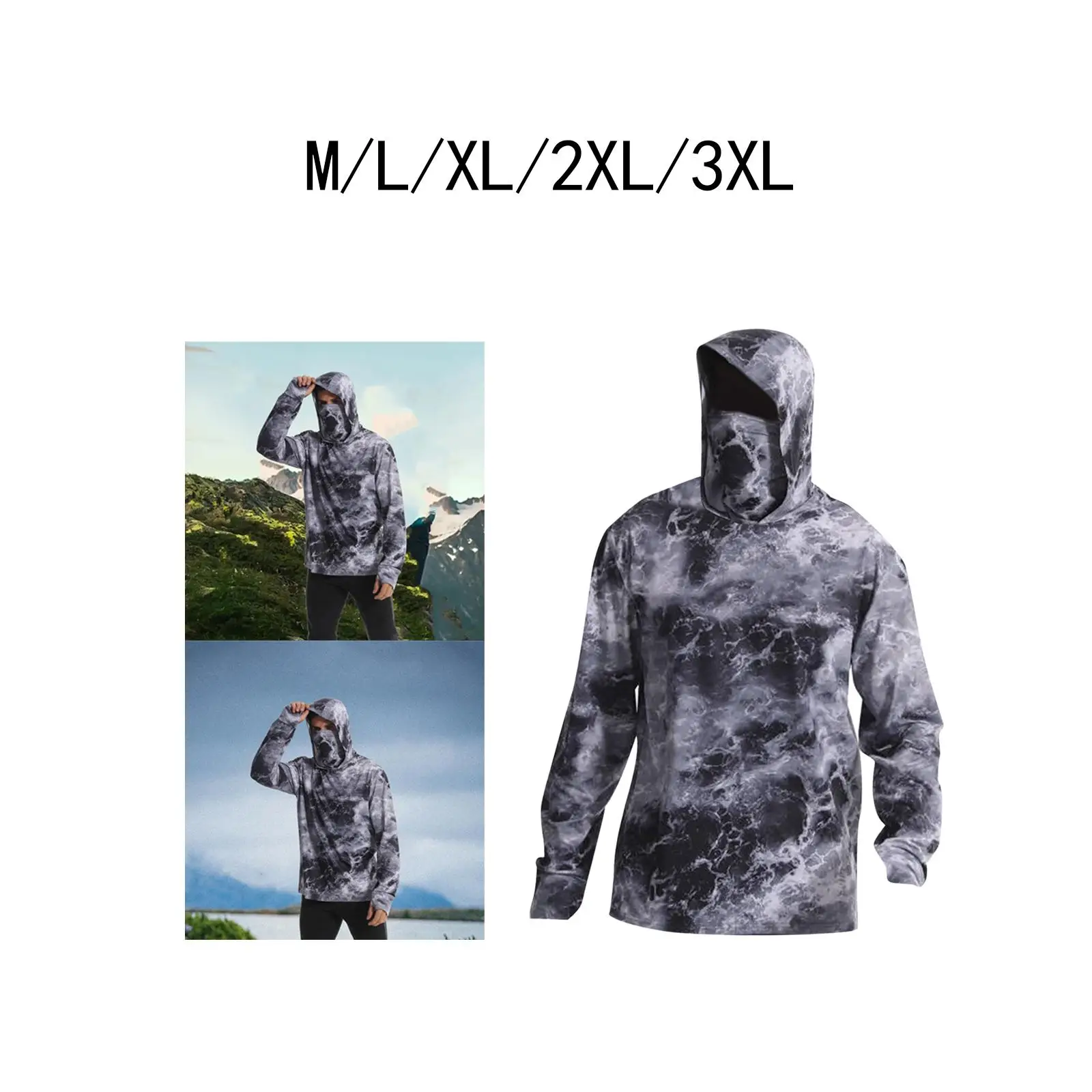 Men's Protective Hoodie Lightweight Shirt Breathable Long Sleeve Clothing for Outdoor Activities
Men's Protective Hoodie Lightweight Shirt Breathable Long Sleeve Clothing for Outdoor Activities