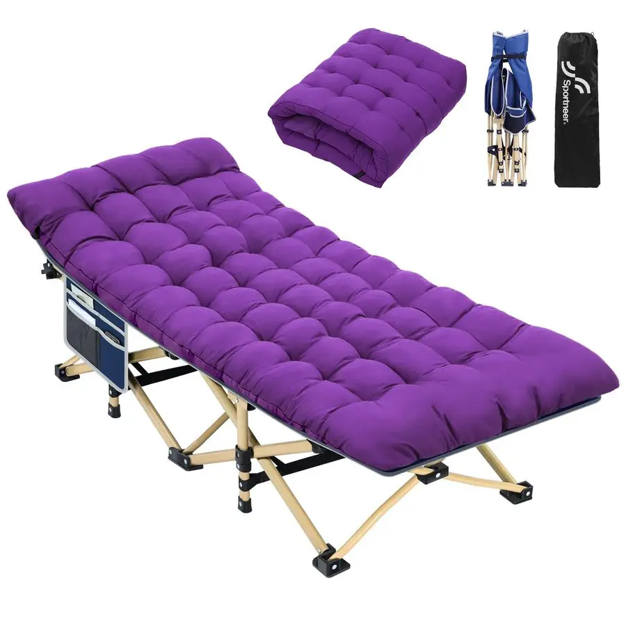 Camping Cot with Mattress Foldable Sleeping Cot for Adults, Heavy Duty Portable Bed for Camping, Hiking, Guest Room, Outdoor, 45
Camping Cot with Mattress Foldable Sleeping Cot for Adults, Heavy Duty Portable Bed for Camping, Hiking, Guest Room, Outdoor, 45