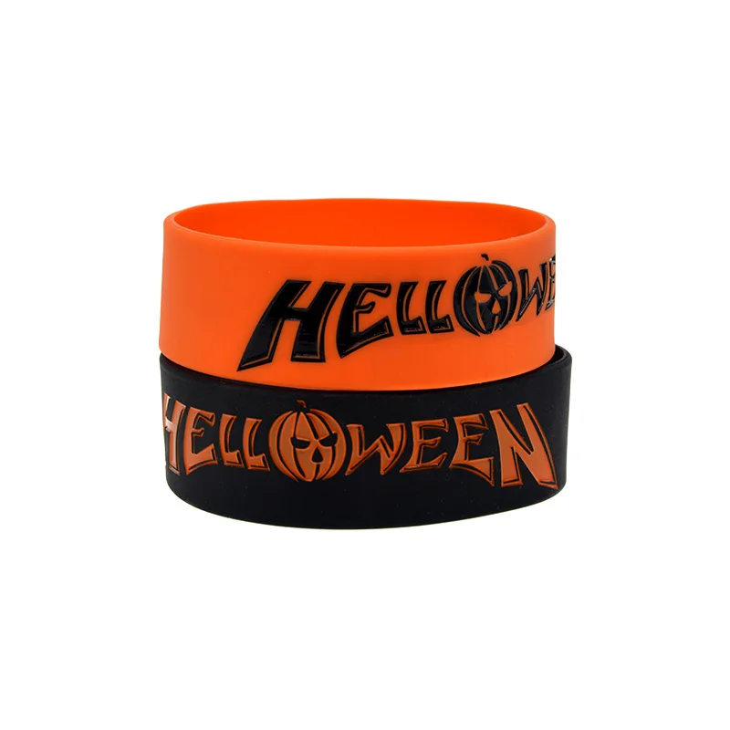 25 Pcs One Inch Wide Helloween Silicone Rubber Wristband Party Favor Bracelet Orange and Black
25 Pcs One Inch Wide Helloween Silicone Rubber Wristband Party Favor Bracelet Orange and Black