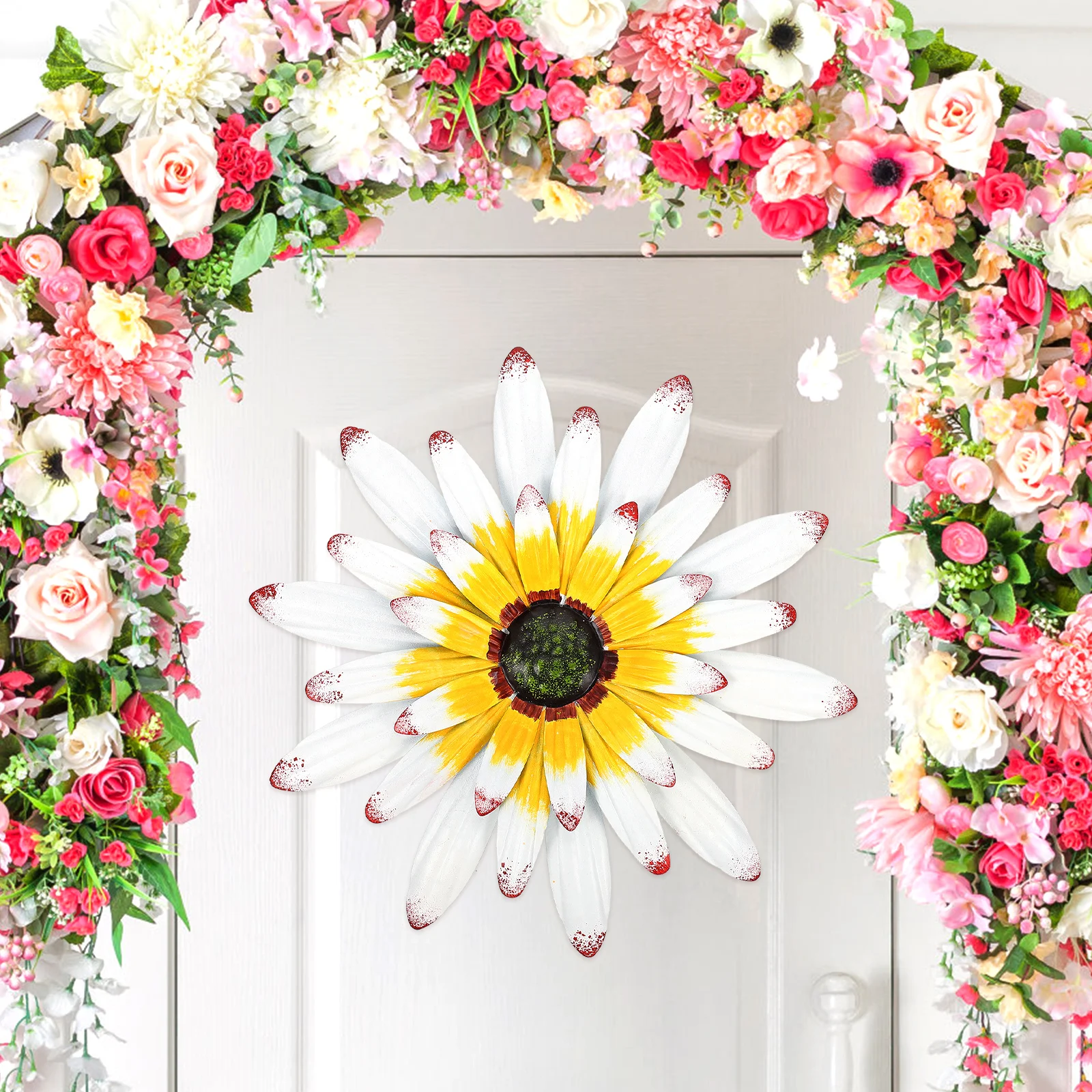 Simulated Flower Iron Wall Crafts Home Garden Balcony Decor Floral Flower Pendants Hanging Ornament Room
Simulated Flower Iron Wall Crafts Home Garden Balcony Decor Floral Flower Pendants Hanging Ornament Room