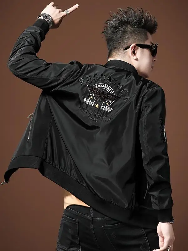 Men's Slim Fit Baseball Jacket Thin Style Autumn Outerwear Fashionable Men's Shirt New 2026 Model Polyester Fiber Coat
Men's Slim Fit Baseball Jacket Thin Style Autumn Outerwear Fashionable Men's Shirt New 2026 Model Polyester Fiber Coat