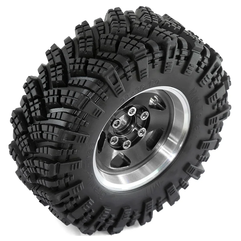 Hot Sale 4Pcs 98Mm Metal 1.9Inch Beadlock Wheel Rim Rubber Tire Set For 1/10 RC Crawler Car TRX4 D90 Axial SCX10 II III
Hot Sale 4Pcs 98Mm Metal 1.9Inch Beadlock Wheel Rim Rubber Tire Set For 1/10 RC Crawler Car TRX4 D90 Axial SCX10 II III