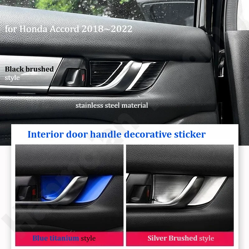 for Honda Accord 2018~2022 Inner door bowl sticker/door handle protection sticker/interior modification accessories
for Honda Accord 2018~2022 Inner door bowl sticker/door handle protection sticker/interior modification accessories