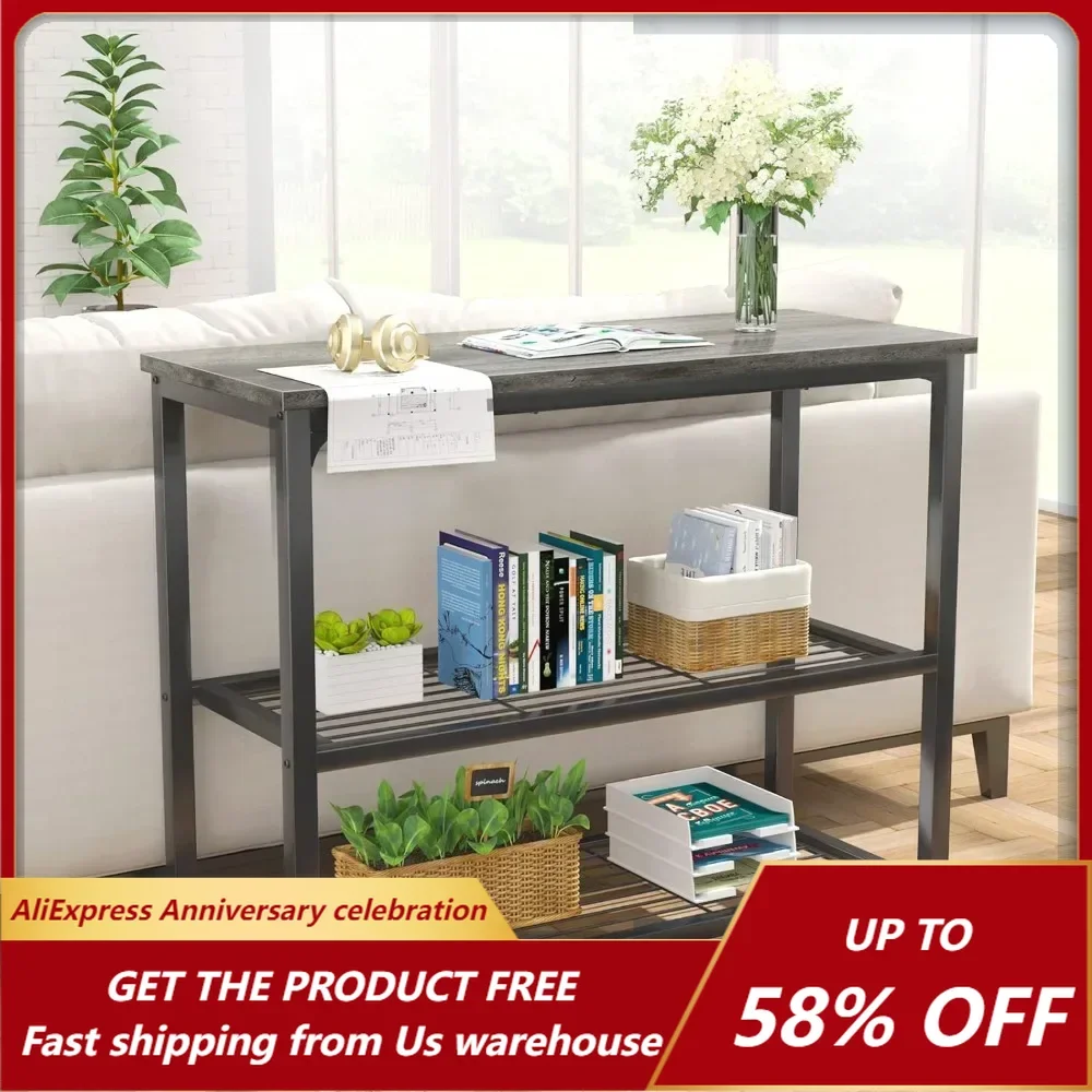 32 Inch Small Console Table Sofa Table with Double Mesh Shelves Modern Entryway Table for Entryway Hallway Front HallSofa Couch
32 Inch Small Console Table Sofa Table with Double Mesh Shelves Modern Entryway Table for Entryway Hallway Front HallSofa Couch