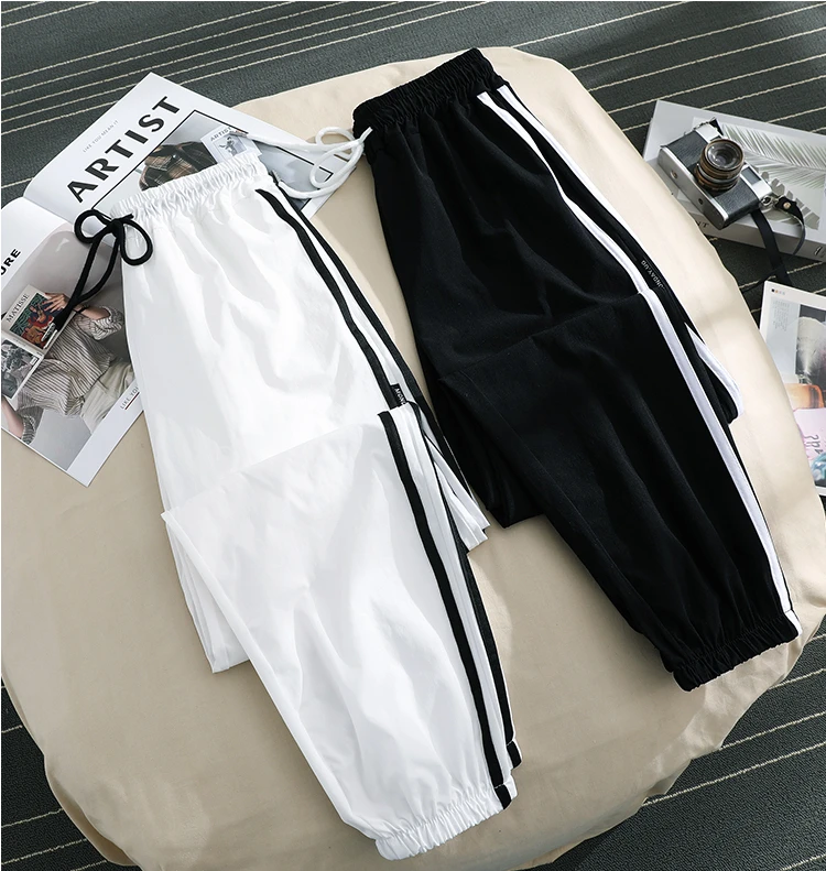 Women's Quick Dry Sports Pants White Casual Loose Fit High Waist Street Style Autumn 2024 Fashion Ladies' Trousers
Women's Quick Dry Sports Pants White Casual Loose Fit High Waist Street Style Autumn 2024 Fashion Ladies' Trousers