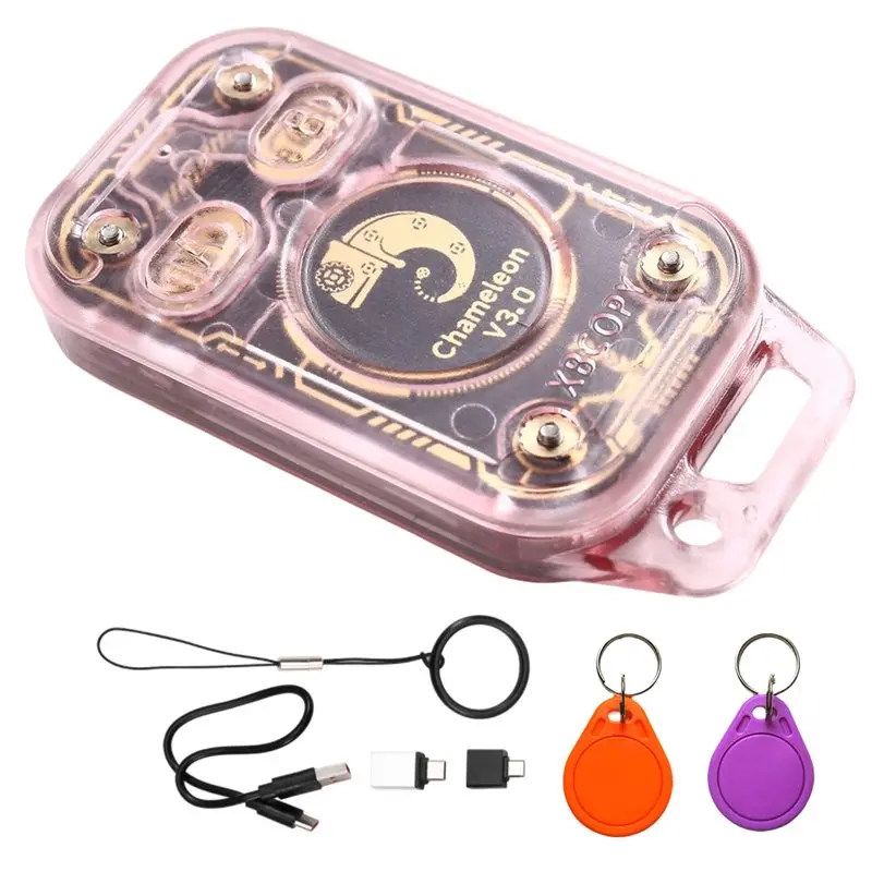 FULL-Chameleon V3.0 RFID Smart Chip Reader+ 2XUID Keychain Smart Card Emulator Reader Writer ID IC 125K 13.56M Tag Copyer Co
FULL-Chameleon V3.0 RFID Smart Chip Reader+ 2XUID Keychain Smart Card Emulator Reader Writer ID IC 125K 13.56M Tag Copyer Co