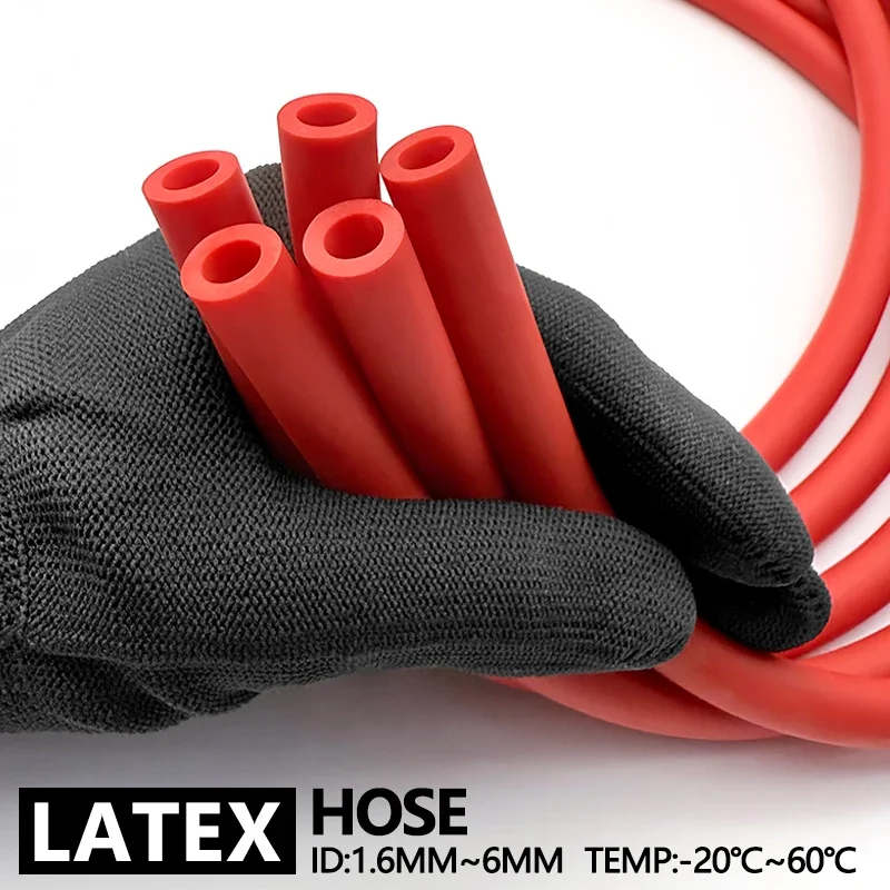 1-5M Flexible Red Latex Hose Antifreeze Stretch Elastic Tubing ID 1.6/2/3/4/5/6mm Handmade Craft Binding & Wrapping Use
1-5M Flexible Red Latex Hose Antifreeze Stretch Elastic Tubing ID 1.6/2/3/4/5/6mm Handmade Craft Binding & Wrapping Use
