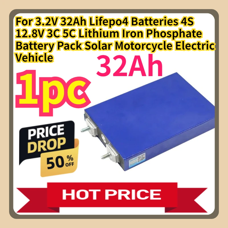 Для 3,2 В 32 Ач Lifepo4 батареи 4S 12,8 В 3C 5C литий-железо-фосфатный аккумулятор солнечный мотоцикл электромобиль
Для 3,2 В 32 Ач Lifepo4 батареи 4S 12,8 В 3C 5C литий-железо-фосфатный аккумулятор солнечный мотоцикл электромобиль