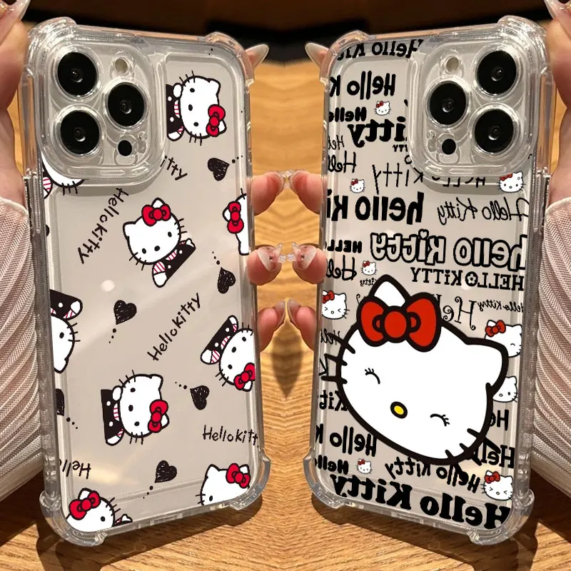 Hello Kitty Anime Phone Case Clear For iPhone 17 16 14 15 11 12 13 Pro Max 16E 15 16 Plus 17 Air Soft Shockproof Silicone Cover
Hello Kitty Anime Phone Case Clear For iPhone 17 16 14 15 11 12 13 Pro Max 16E 15 16 Plus 17 Air Soft Shockproof Silicone Cover