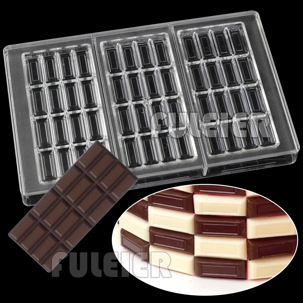1 Piece Diy Polycarbonate Chocolate Bar Mould Bricks Shape Cake Decoration Pastry Baking Sweet Chocolate Candy Bar Molds
1 Piece Diy Polycarbonate Chocolate Bar Mould Bricks Shape Cake Decoration Pastry Baking Sweet Chocolate Candy Bar Molds