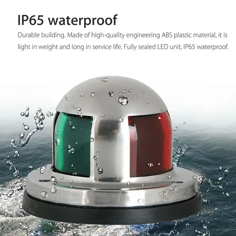 Practical MotorBoat Marine Sailing Light Yacht 12V Boat Signal Lamp Red Green Sidelight
Practical MotorBoat Marine Sailing Light Yacht 12V Boat Signal Lamp Red Green Sidelight
