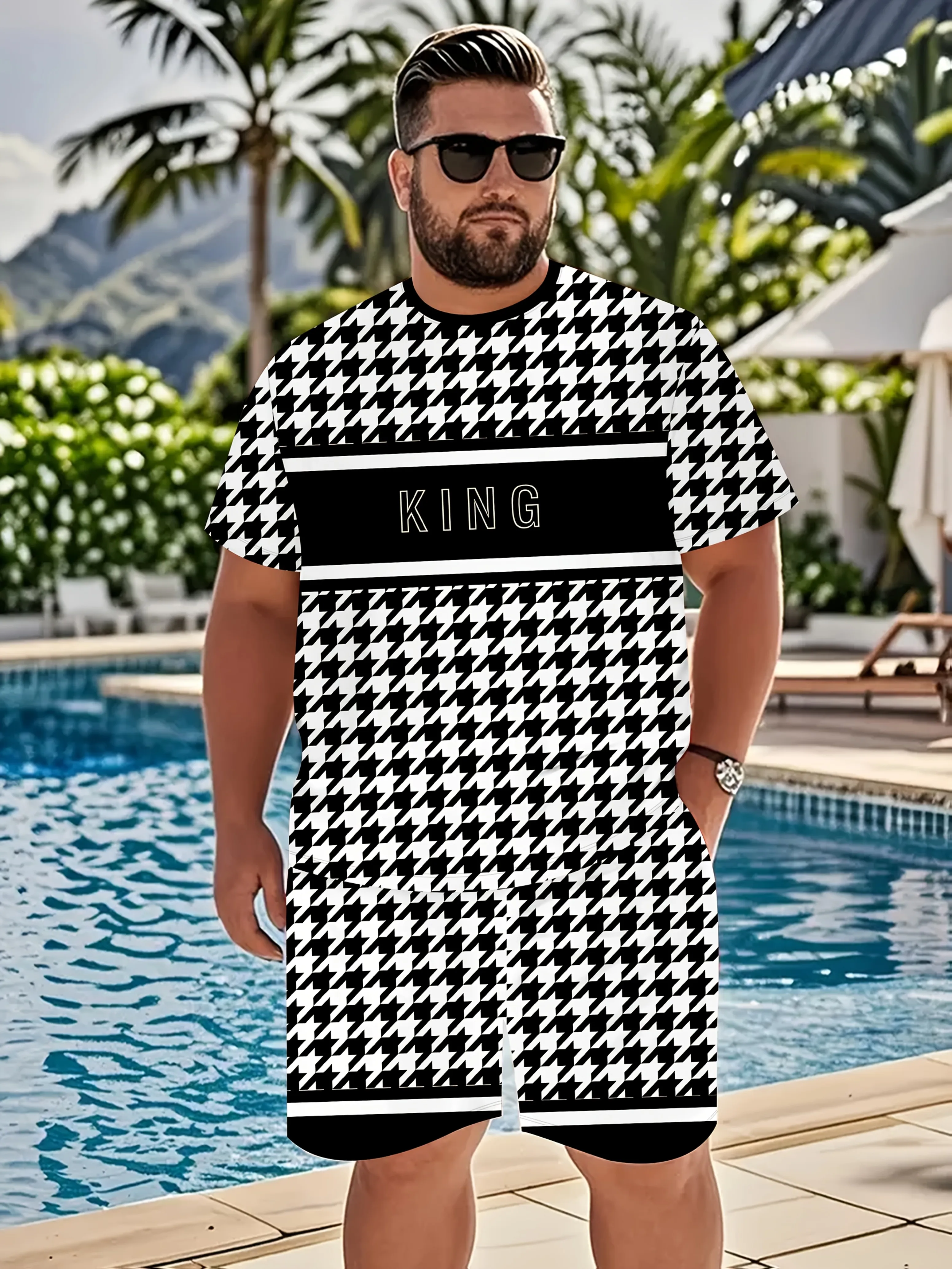 2026 Summer New Men's Short-Sleeved Set - 3D Trendy Brand Peacock Pattern Print - Casual Fashionable Street Style - Comfortable
2026 Summer New Men's Short-Sleeved Set - 3D Trendy Brand Peacock Pattern Print - Casual Fashionable Street Style - Comfortable