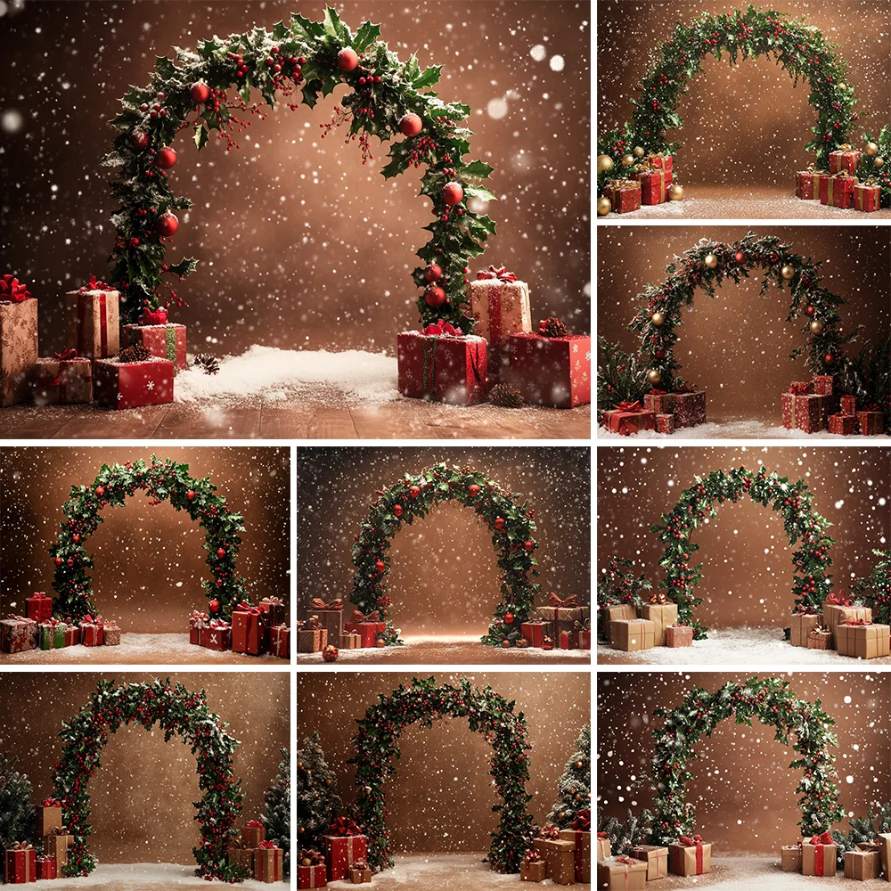 Retro Arch Christmas Tree Wall Photography Background Winter Xmas Party Decor Kids Family Portrait Backdrop Photo Studio Props 
Retro Arch Christmas Tree Wall Photography Background Winter Xmas Party Decor Kids Family Portrait Backdrop Photo Studio Props