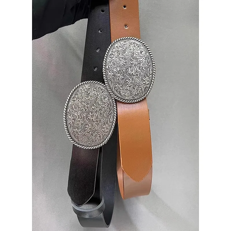 Women's Fashion Vintage Buckle Genuine Leather Corset Female Cummerbund Coat Waistband Dress Decration Wide Belt J089
Women's Fashion Vintage Buckle Genuine Leather Corset Female Cummerbund Coat Waistband Dress Decration Wide Belt J089