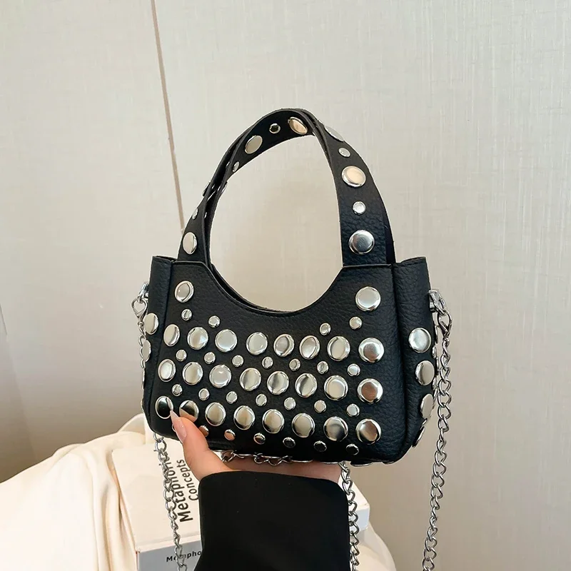 Designer Geometric Handbag Retro Rivet Crossbody bag 2025 Summer Mini Phone Fashion Clutch Bag Party Purse Studded Bag
Designer Geometric Handbag Retro Rivet Crossbody bag 2025 Summer Mini Phone Fashion Clutch Bag Party Purse Studded Bag