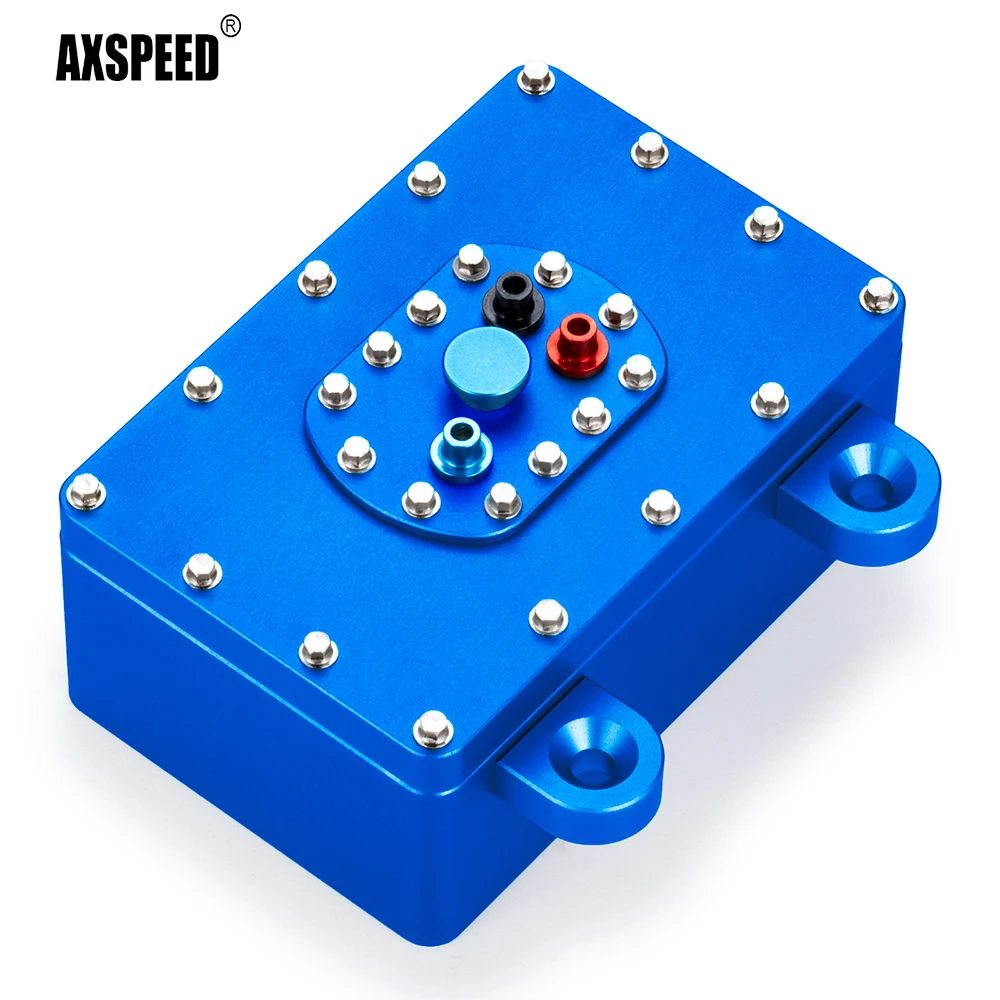 AXSPEED Aluminum Alloy Receiver Box 60*40*26mm for 1/10 Scale Fuel Tank Axial SCX10
AXSPEED Aluminum Alloy Receiver Box 60*40*26mm for 1/10 Scale Fuel Tank Axial SCX10