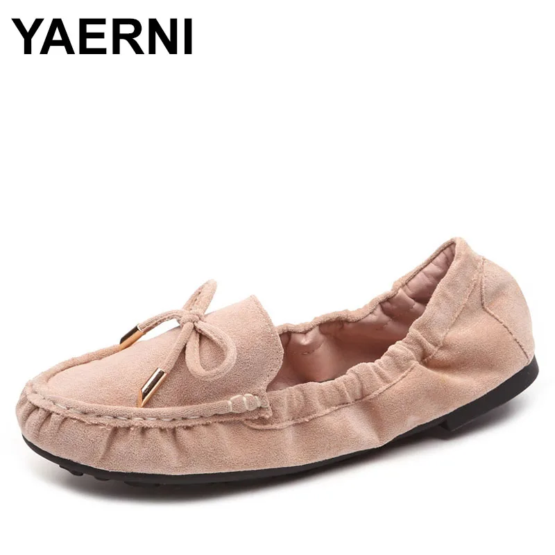 Suede Leather Bowtie moccasines women soft bottom foldabled flats round toe comfy pregnant shoes woman bow loafers big size 43
Suede Leather Bowtie moccasines women soft bottom foldabled flats round toe comfy pregnant shoes woman bow loafers big size 43