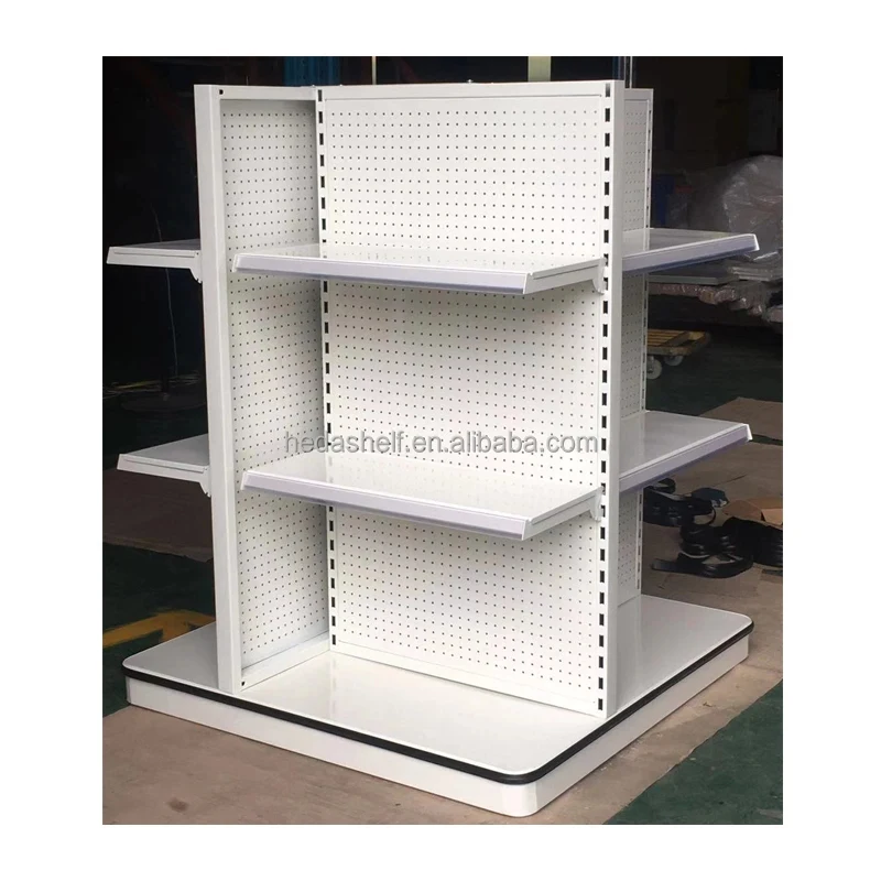 custom.4 Sided White Black Color Advertising Display Guangdong Customized Wooden Gondola Metal Supermarket Shelf
custom.4 Sided White Black Color Advertising Display Guangdong Customized Wooden Gondola Metal Supermarket Shelf