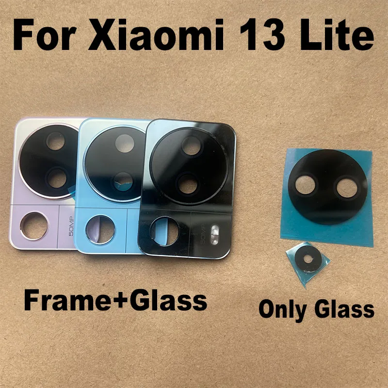 1PCS Back Camera Glass Lens For Xiaomi 13 Lite Rear Camera Glass Frame Cover With Adhesive Sticker Glue Replacement
1PCS Back Camera Glass Lens For Xiaomi 13 Lite Rear Camera Glass Frame Cover With Adhesive Sticker Glue Replacement