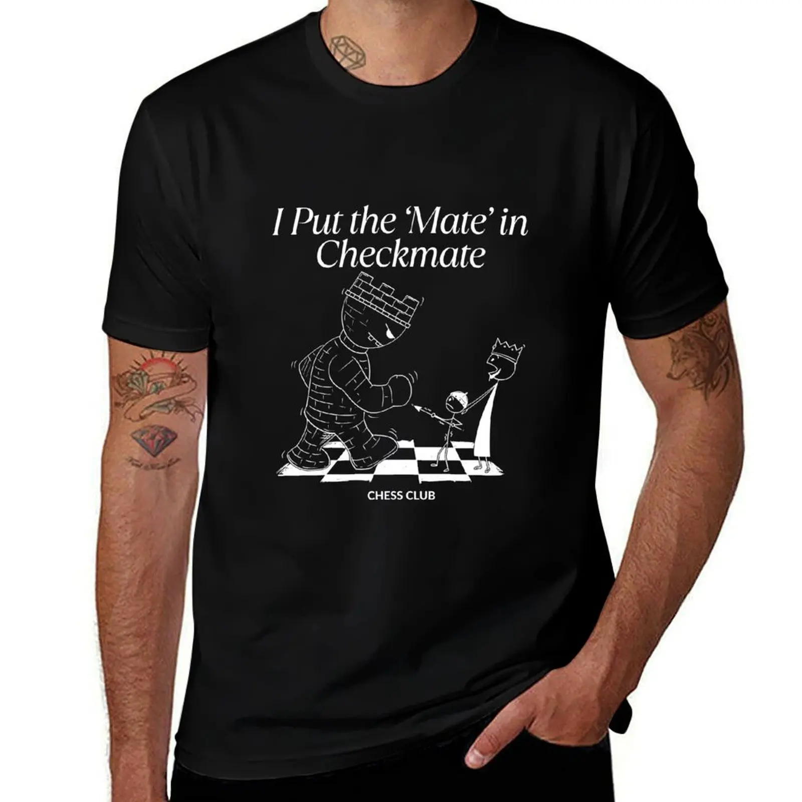 Checkmate T-Shirt designer shirts new edition man clothes shirts graphic tee men
Checkmate T-Shirt designer shirts new edition man clothes shirts graphic tee men