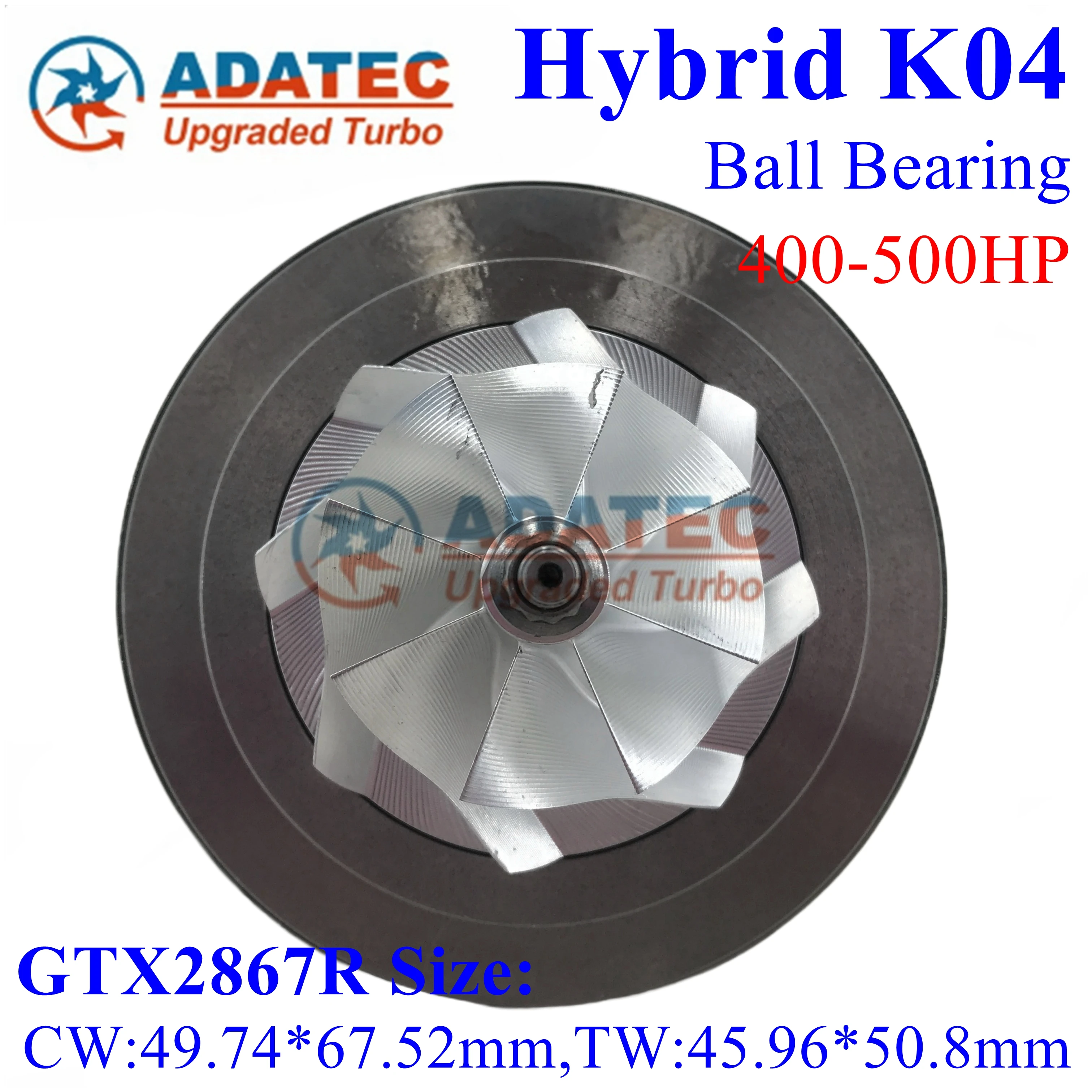 K04 Ball Bearing GTX2867R Size 400-500HP Upgrade Turbo Cartridge 53049700064 06F145702CX Turbine Core for Audi TT S 2.0 TFSI (8J
K04 Ball Bearing GTX2867R Size 400-500HP Upgrade Turbo Cartridge 53049700064 06F145702CX Turbine Core for Audi TT S 2.0 TFSI (8J
