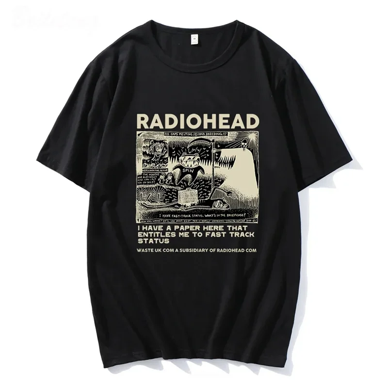 Radiohead T Shirt Men Vintage Classic Tees North America Tour Rock Boy women's tshirt Camisetas Hombre Hip Hop Street casual Top
Radiohead T Shirt Men Vintage Classic Tees North America Tour Rock Boy women's tshirt Camisetas Hombre Hip Hop Street casual Top