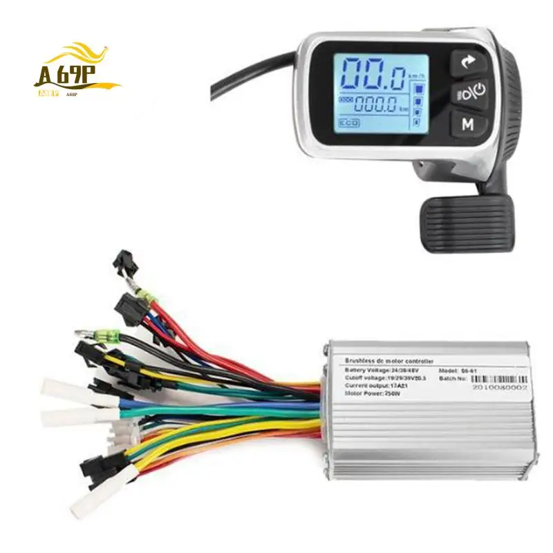 A69P-Electric Bike Controller Electric Scooter Controller 124DX 24V/36V/48V Brushless Controller With LCD Display Panel
A69P-Electric Bike Controller Electric Scooter Controller 124DX 24V/36V/48V Brushless Controller With LCD Display Panel
