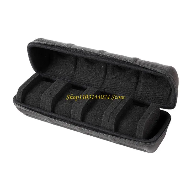 N5KE Дорожная коробка для часов для мужчин, 4 слота, жесткий футляр с мягкой подушкой, прочная ткань Оксфорд, решение для часов
N5KE Дорожная коробка для часов для мужчин, 4 слота, жесткий футляр с мягкой подушкой, прочная ткань Оксфорд, решение для часов
