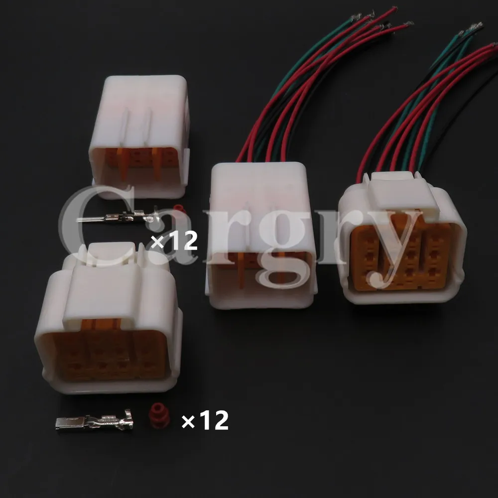 1 Set 12P Waterproof Auto Cable Connector Sealed Plug 6195-0149 6195-0152 Socket AC Assembly For Honda Nissan
1 Set 12P Waterproof Auto Cable Connector Sealed Plug 6195-0149 6195-0152 Socket AC Assembly For Honda Nissan