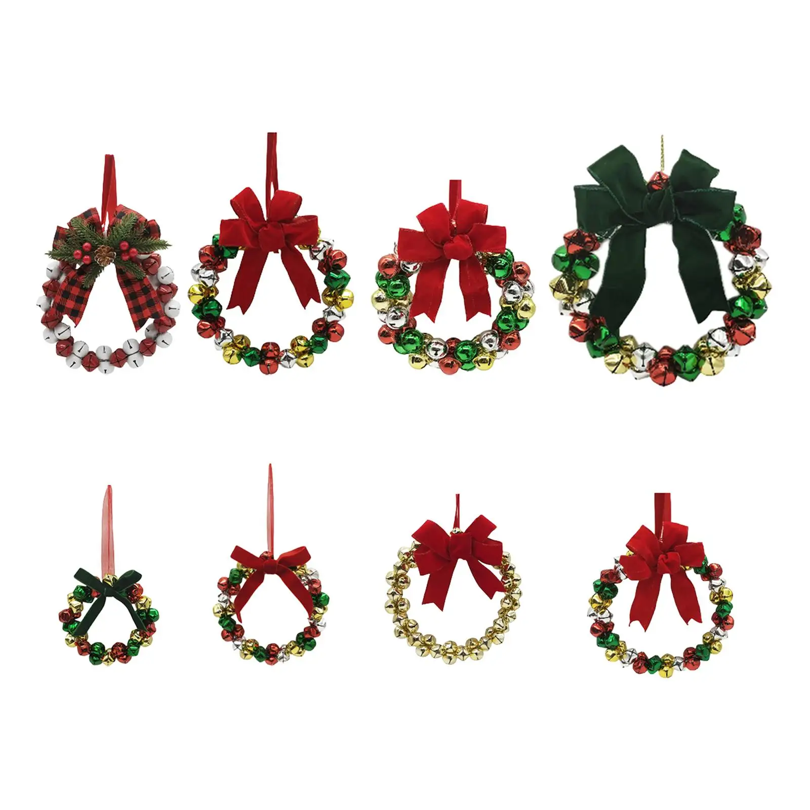 Small Artificial Christmas Wreath Metal Bell Bow Door Hanging Decor for Holiday Home Autumn Winter
Small Artificial Christmas Wreath Metal Bell Bow Door Hanging Decor for Holiday Home Autumn Winter